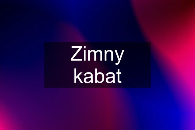 Zimny kabat