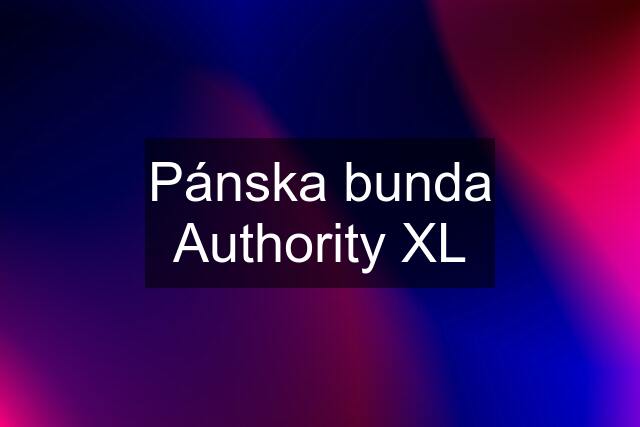 Pánska bunda Authority XL