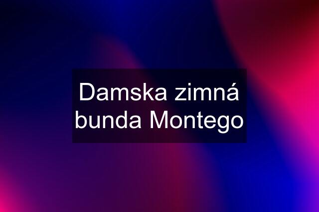 Damska zimná bunda Montego