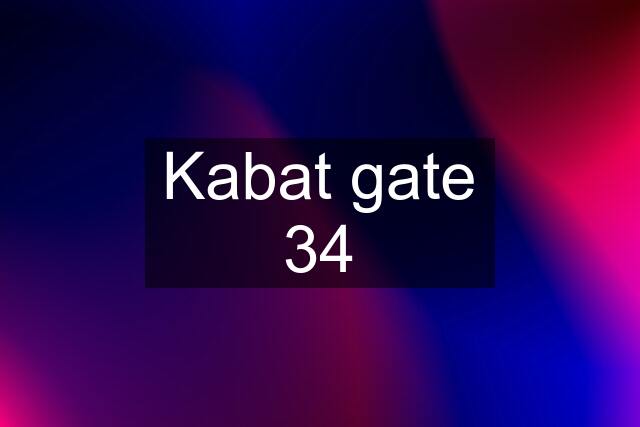 Kabat gate 34