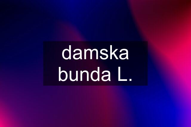 damska bunda L.