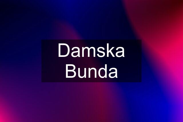 Damska Bunda