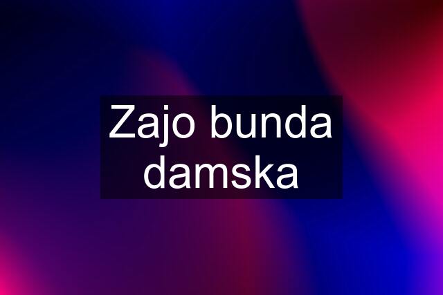 Zajo bunda damska