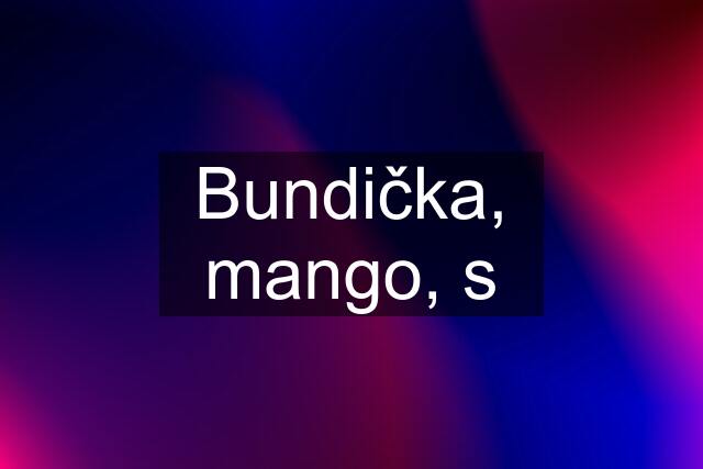 Bundička, mango, s