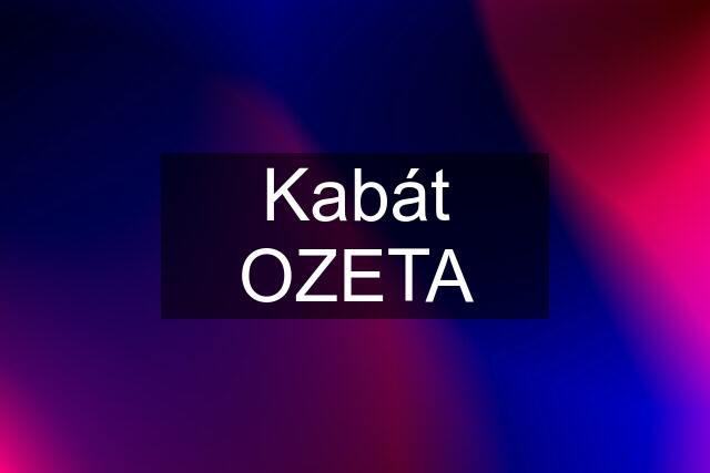 Kabát OZETA