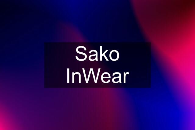 Sako InWear