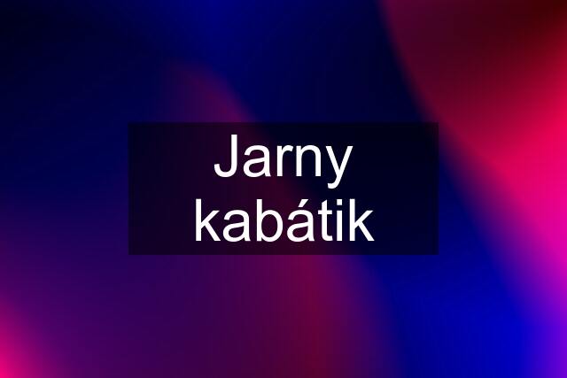 Jarny kabátik