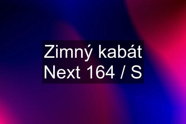 Zimný kabát Next 164 / S