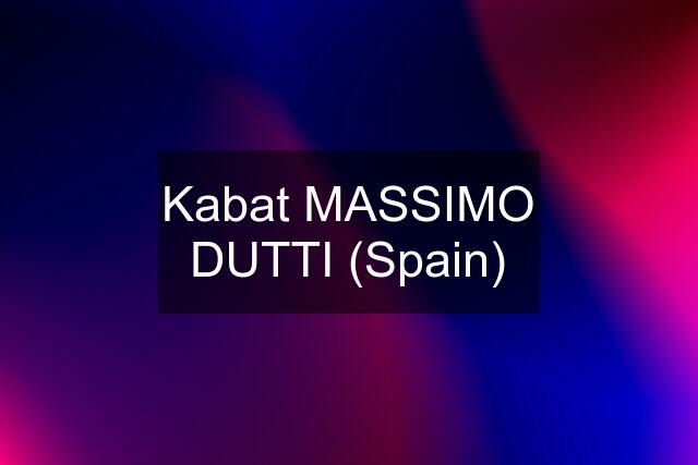 Kabat MASSIMO DUTTI (Spain)