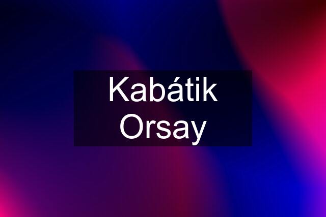 Kabátik Orsay