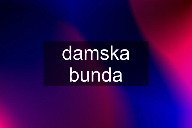 damska bunda