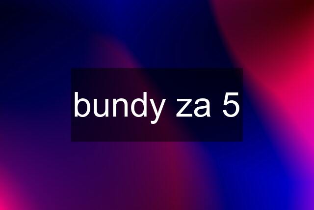 bundy za 5