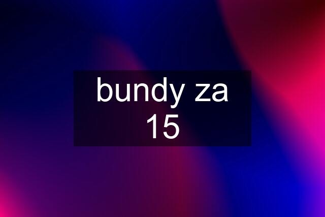 bundy za 15