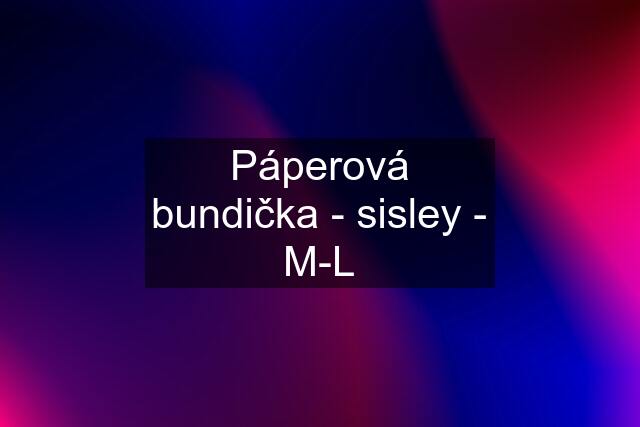 Páperová bundička - sisley - M-L