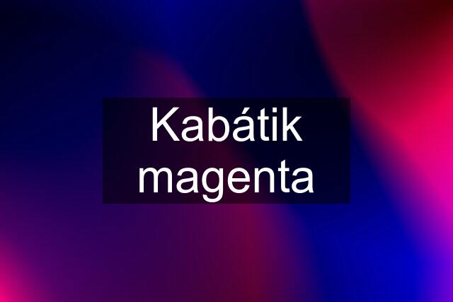 Kabátik magenta