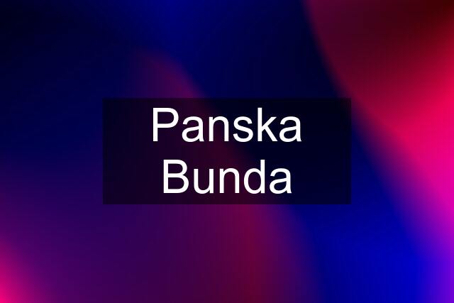 Panska Bunda