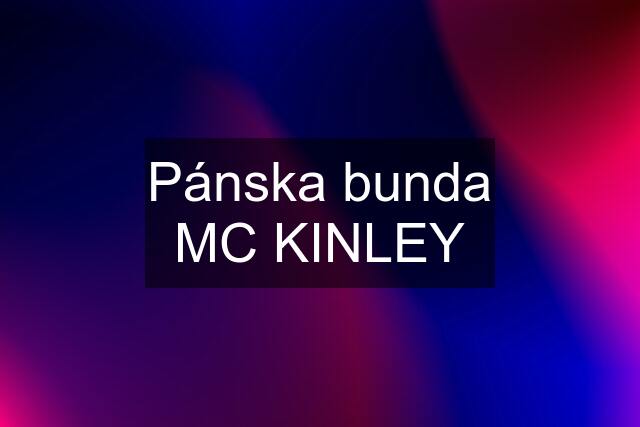 Pánska bunda MC KINLEY