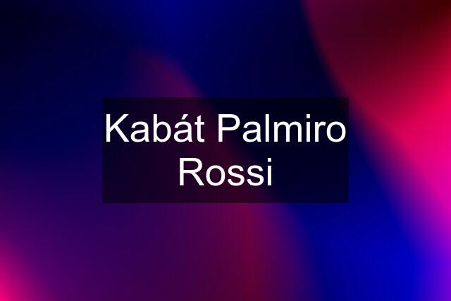 Kabát Palmiro Rossi