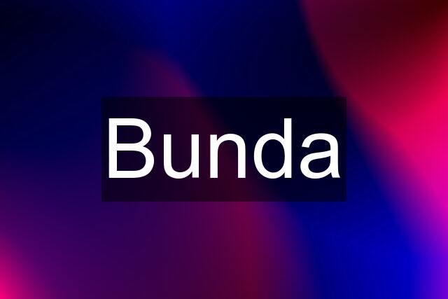 Bunda