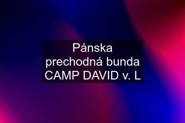 Pánska prechodná bunda CAMP DAVID v. L