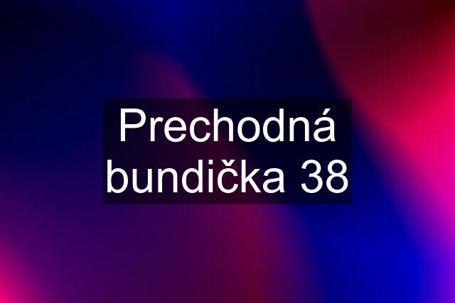 Prechodná bundička 38