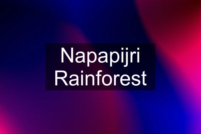 Napapijri Rainforest