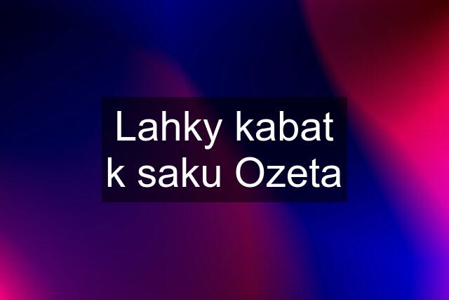 Lahky kabat k saku Ozeta