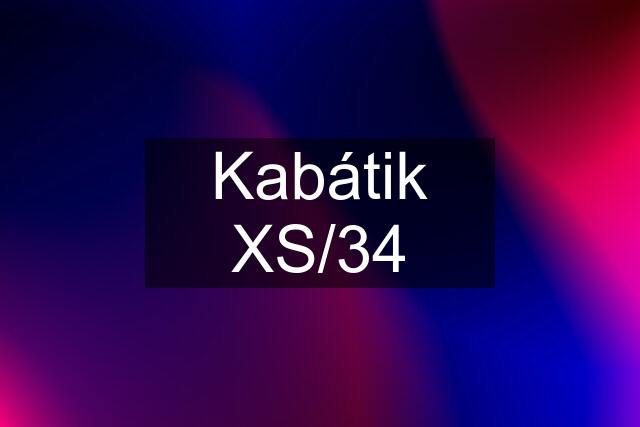 Kabátik XS/34