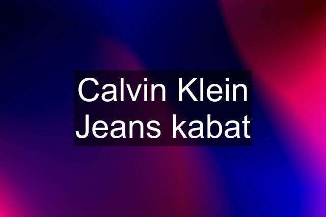 Calvin Klein Jeans kabat