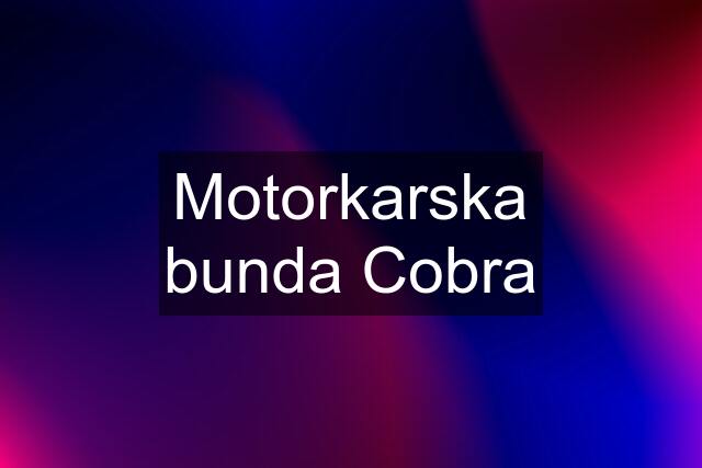 Motorkarska bunda Cobra