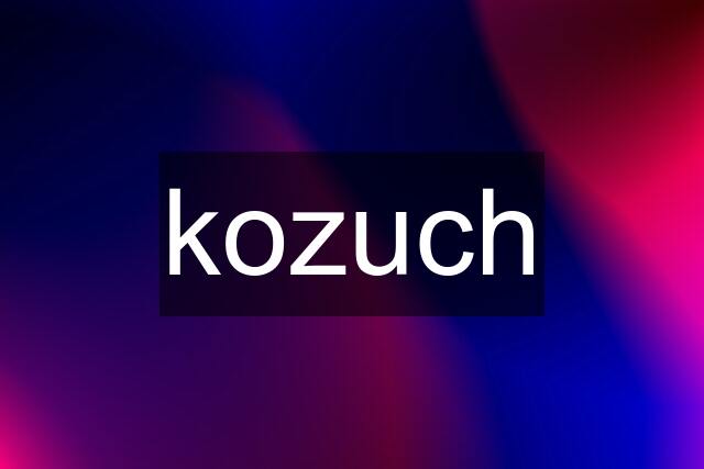 kozuch