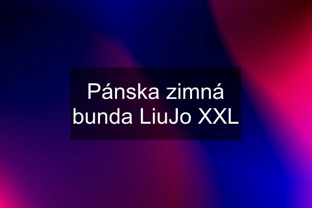 Pánska zimná bunda LiuJo XXL