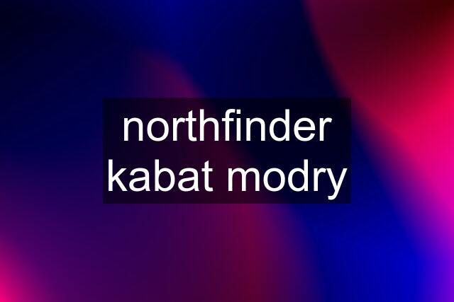 northfinder kabat modry