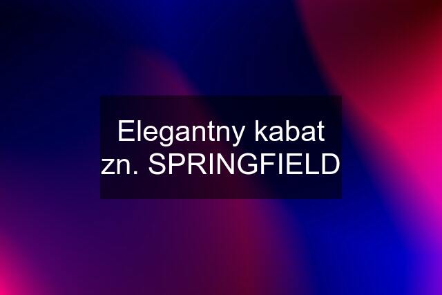 Elegantny kabat zn. SPRINGFIELD