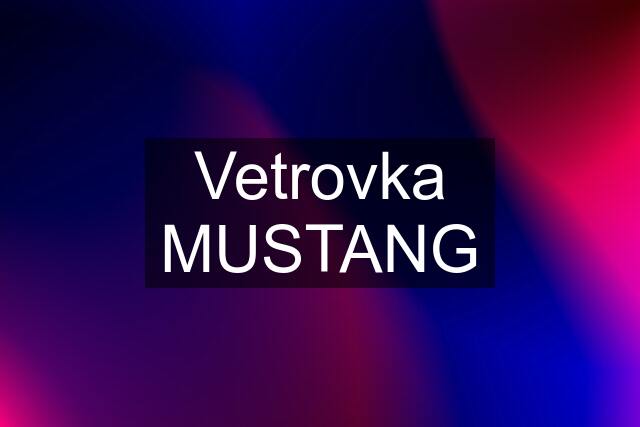 Vetrovka MUSTANG