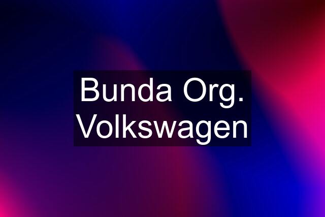 Bunda Org. Volkswagen