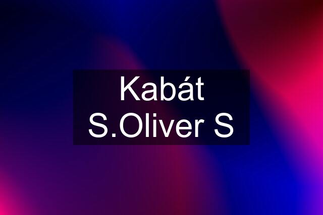 Kabát S.Oliver S