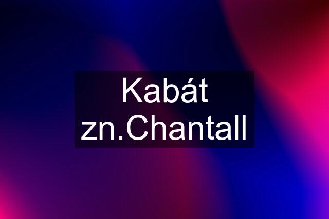 Kabát zn.Chantall