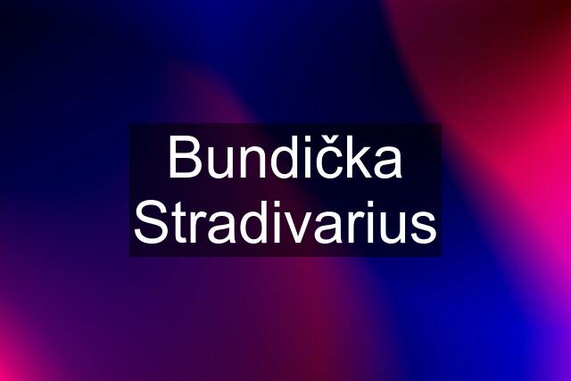 Bundička Stradivarius