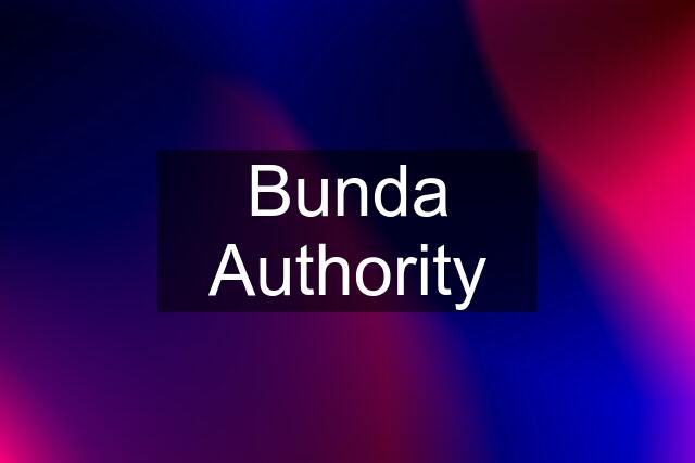 Bunda Authority