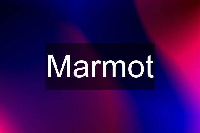 Marmot