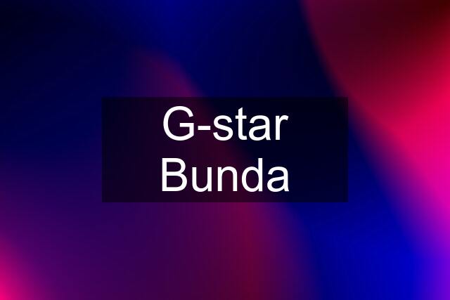 G-star Bunda