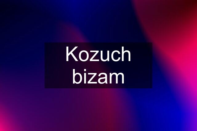 Kozuch bizam