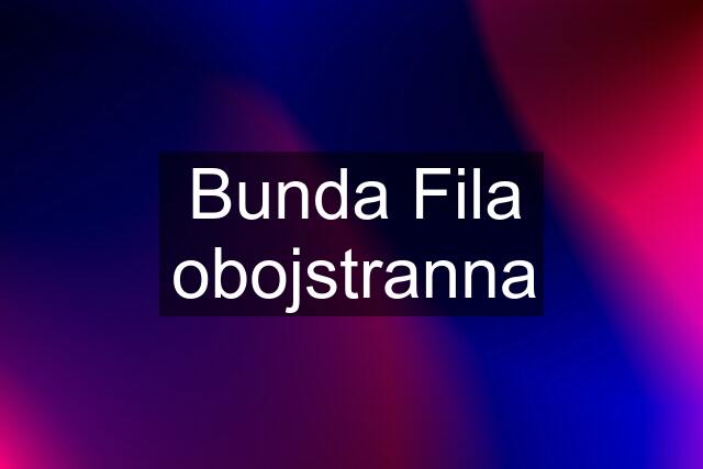 Bunda Fila obojstranna