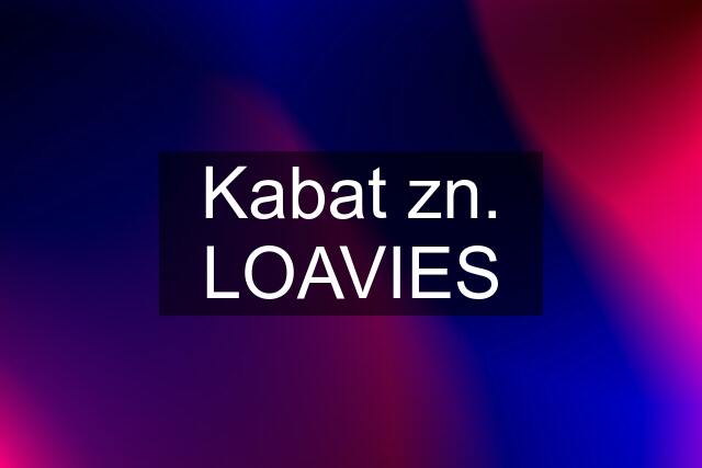 Kabat zn. LOAVIES