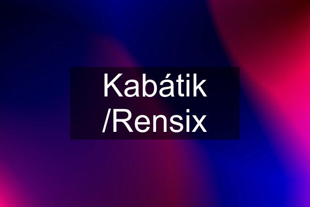 Kabátik /Rensix