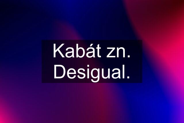 Kabát zn. Desigual.