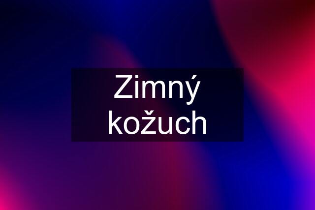 Zimný kožuch