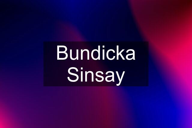 Bundicka Sinsay