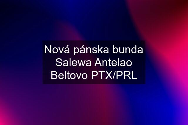 Nová pánska bunda Salewa Antelao Beltovo PTX/PRL